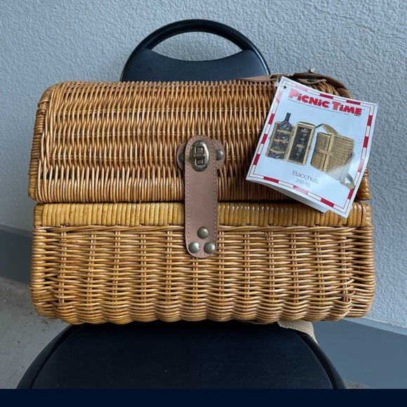 Picnic Time Dining Picnic Time Vintage Bacchus Wine Basket Poshmark